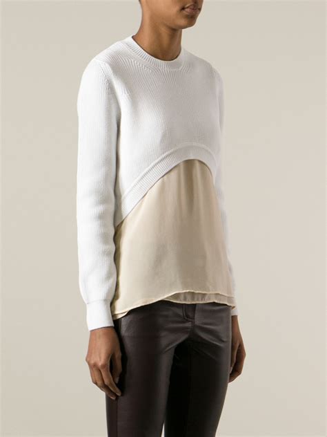 givenchy crop top sweater|Cropped sweater in wool .